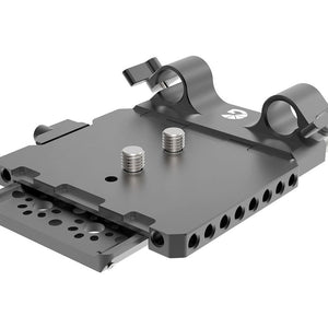 Bright Tangerine Left Field 15mm LWS Baseplate for DSMC2