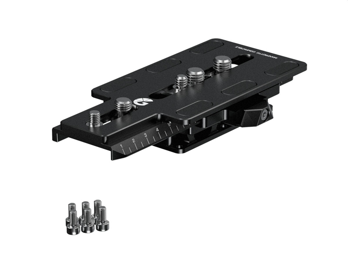 Bright Tangerine Manfrotto Riser Kit for 15mm Baseplate (RED V-RAPTOR)