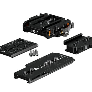 Bright Tangerine LeftField 3 QR Baseplate (Freefly Movi) for RED V-RAPTOR