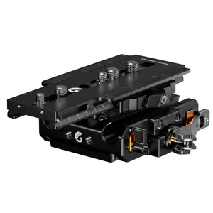 Bright Tangerine LeftField 3 QR Baseplate (Freefly Movi) for RED V-RAPTOR