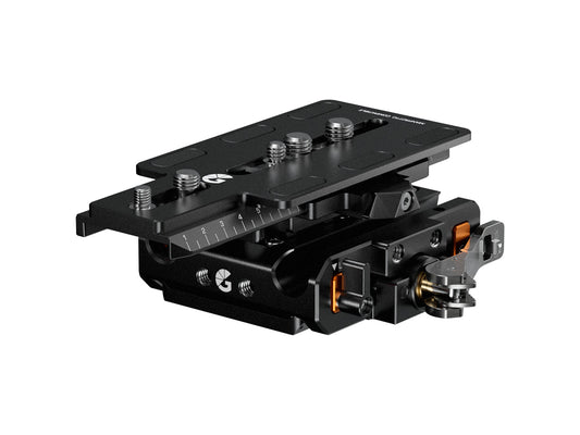 Bright Tangerine LeftField 3 QR Baseplate (Manfrotto) for RED V-RAPTOR