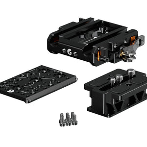 Bright Tangerine LeftField 3 QR Baseplate (Standard) for RED V-RAPTOR