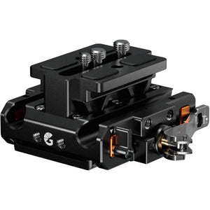 Bright Tangerine LeftField 3 QR Baseplate (Standard) for RED V-RAPTOR