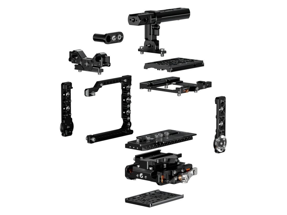 Bright Tangerine LeftField 3 Expert Kit for RED V-RAPTOR (DJI RS 2 & RS 3)