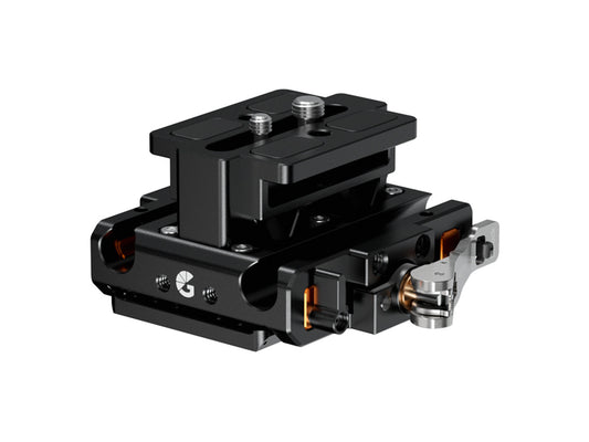 Bright Tangerine LeftField 3 QR Baseplate (Standard) for RED KOMODO & KOMODO-X