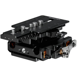 Bright Tangerine LeftField 3 QR Baseplate for RED KOMODO & KOMODO-X (DJI RS 2 & RS 3)