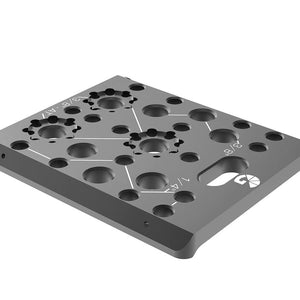 Bright Tangerine Left Field Dovetail Plate