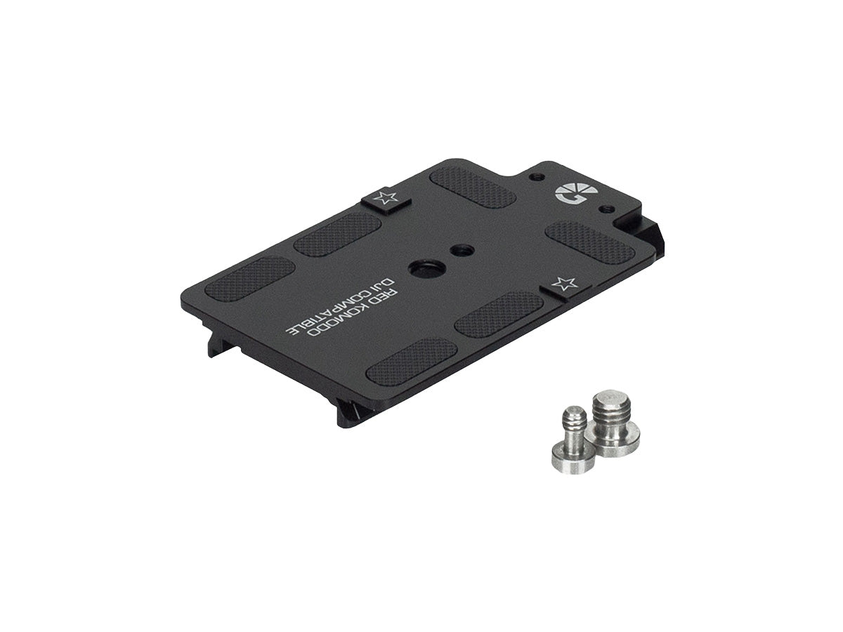 Bright Tangerine DJI RS 2 & RS 3 Dovetail for RED KOMODO