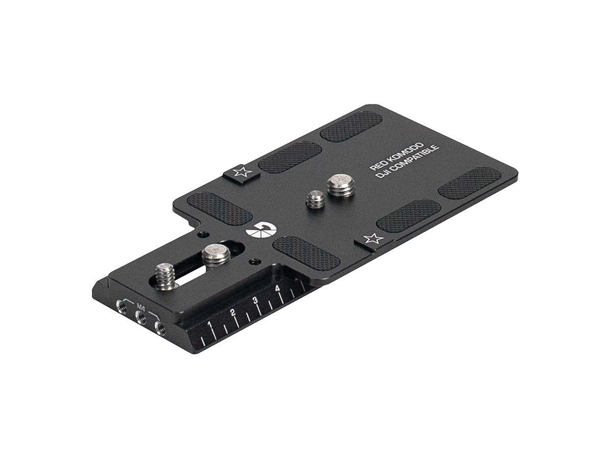 Bright Tangerine DJI RS 2 & RS 3 Extended Dovetail for RED KOMODO