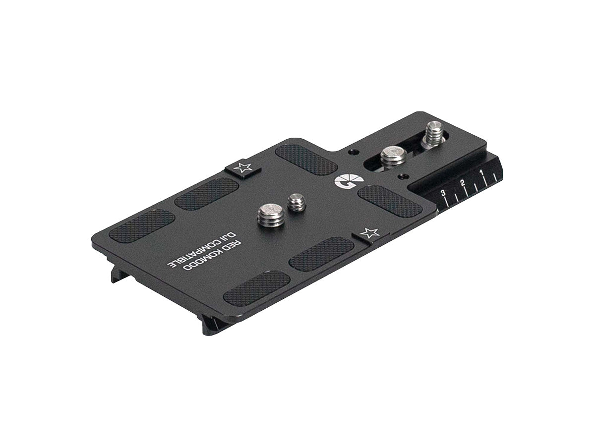 Bright Tangerine DJI RS 2 & RS 3 Extended Dovetail for RED KOMODO