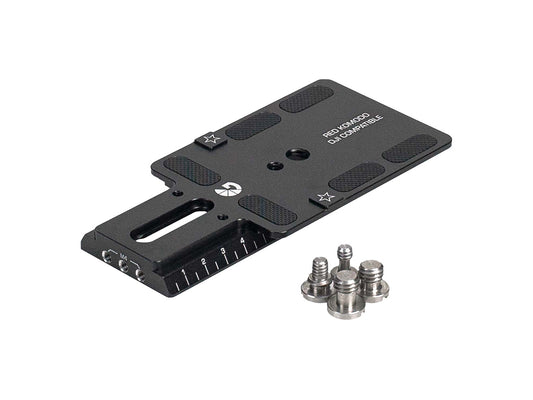 Bright Tangerine DJI RS 2 & RS 3 Extended Dovetail for RED KOMODO