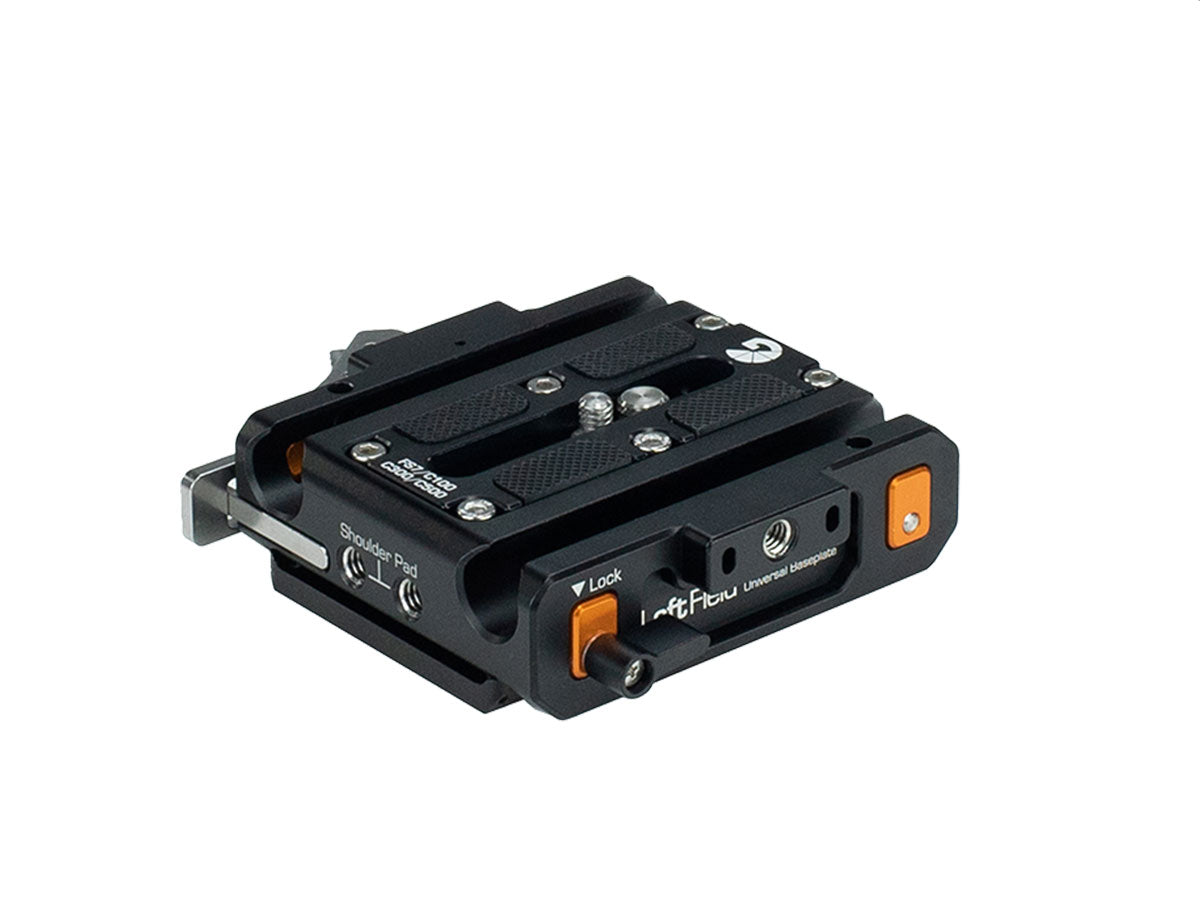 Bright Tangerine LeftField 3 Sony FS7/FX9 QR Baseplate