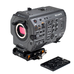 Bright Tangerine LeftField 3 Sony FS7/FX9 QR Baseplate
