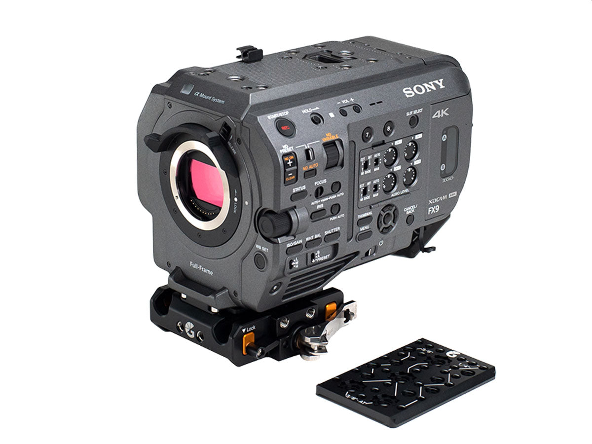 Bright Tangerine LeftField 3 Sony FS7/FX9 QR Baseplate