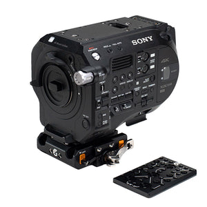 Bright Tangerine LeftField 3 Sony FS7/FX9 QR Baseplate