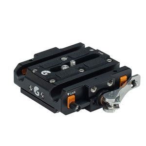 Bright Tangerine LeftField 3 Sony FS7/FX9 QR Baseplate