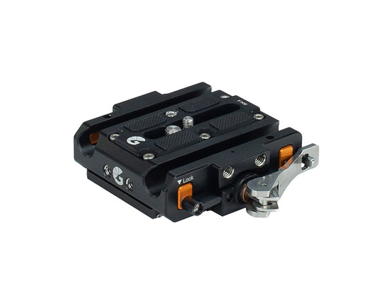 Bright Tangerine LeftField 3 Sony FS7/FX9 QR Baseplate