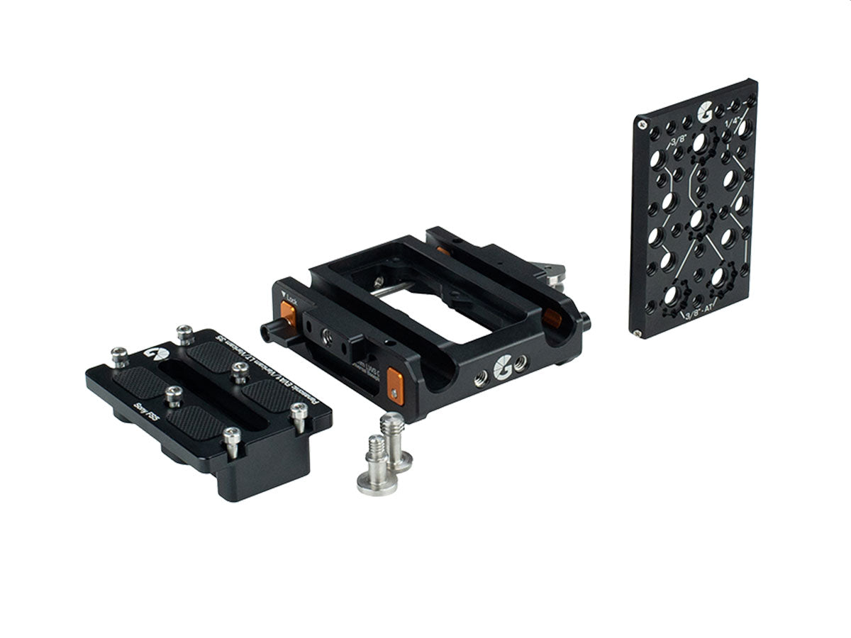 Bright Tangerine LeftField 3 Sony FS5 QR Baseplate