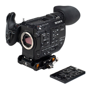 Bright Tangerine LeftField 3 Sony FS5 QR Baseplate