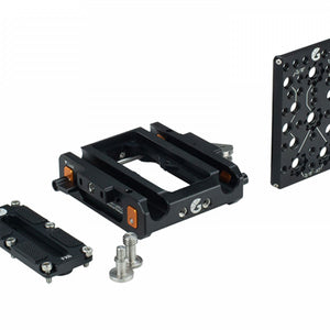 Bright Tangerine LeftField 3 Sony FX6 QR Baseplate