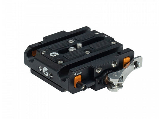 Bright Tangerine LeftField 3 Sony FX6 QR Baseplate