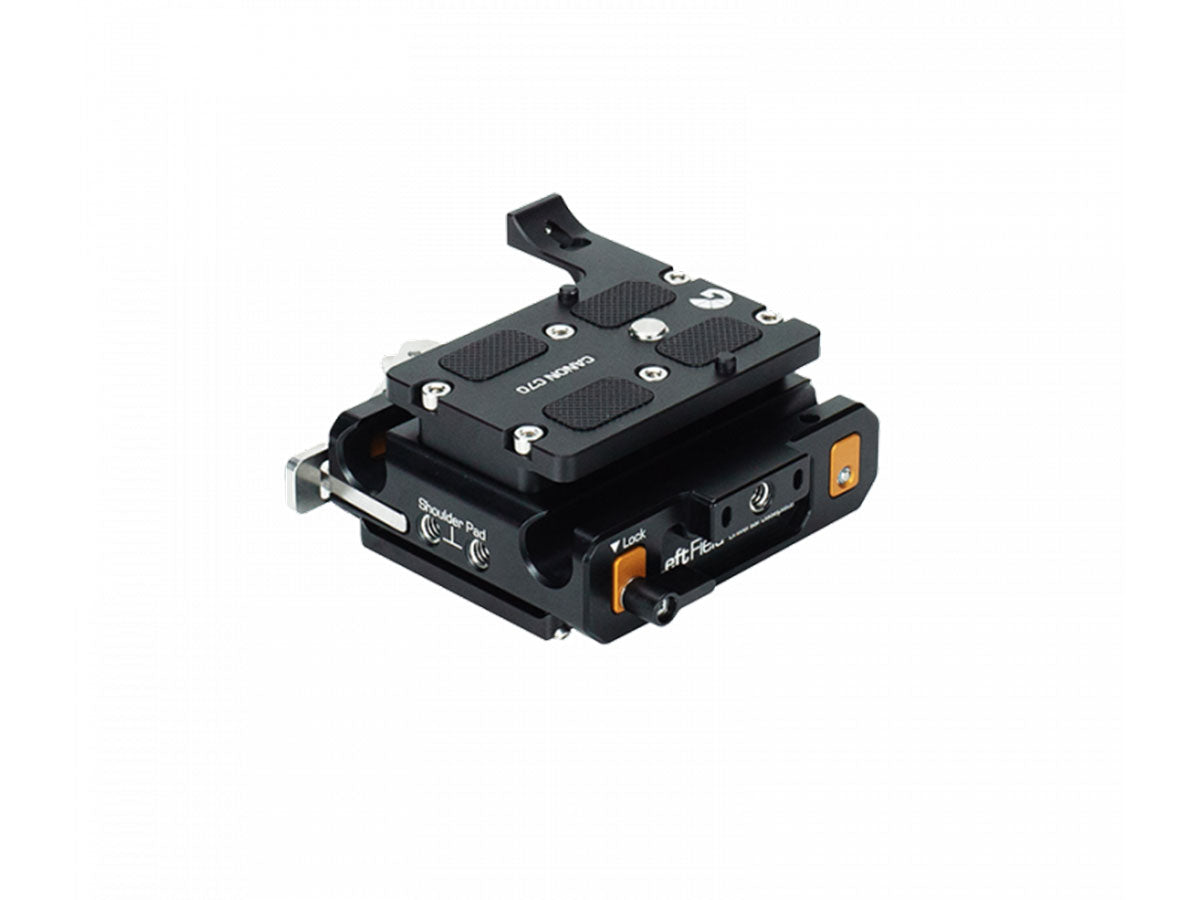 Bright Tangerine LeftField 3 Canon C70 QR Baseplate (Standard)