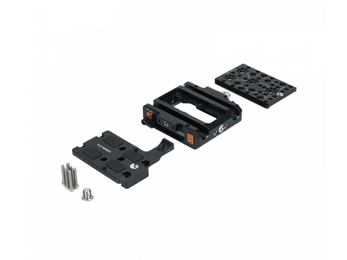Bright Tangerine LeftField 3 Canon C70 QR Baseplate (Standard)