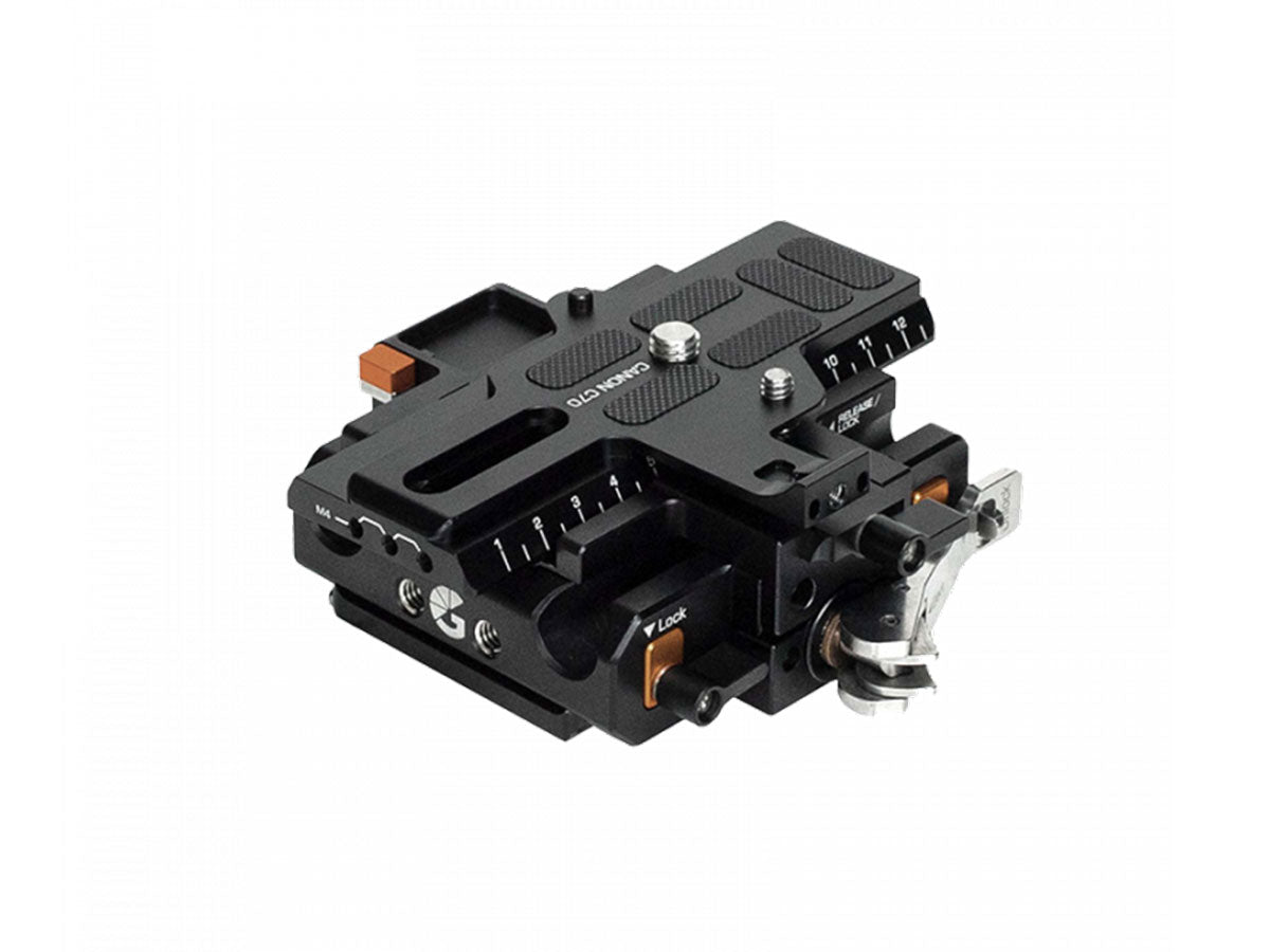 Bright Tangerine LeftField 3 Canon C70 QR Baseplate (DJI RS 2 & RS 3)