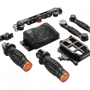 Bright Tangerine LeftField 3 KASBAH System - Shoulder Pad + 15mm LWS/19mm Handle Kit