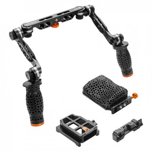 Bright Tangerine LeftField 3 KASBAH System - Shoulder Pad + 15mm LWS/19mm Handle Kit