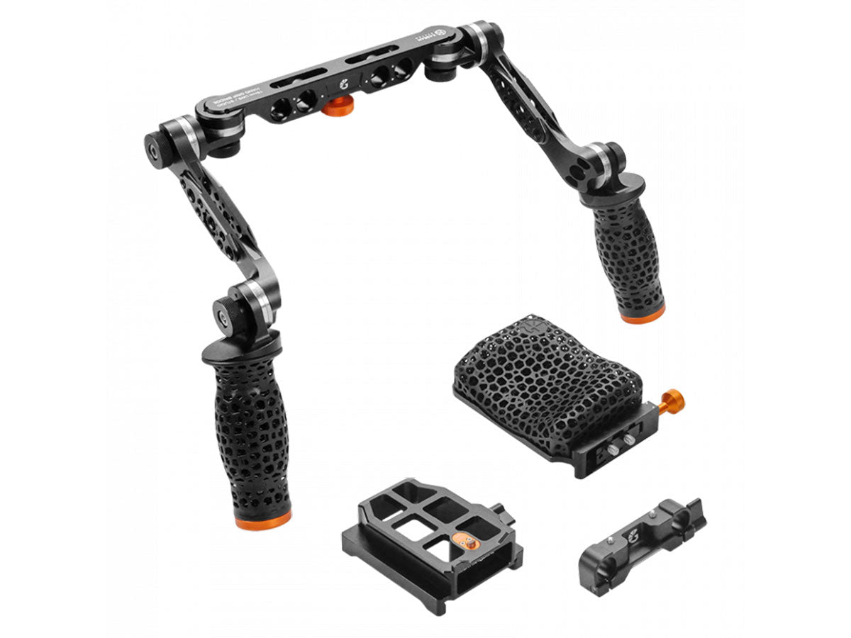 Bright Tangerine LeftField 3 KASBAH System - Shoulder Pad + 15mm LWS/19mm Handle Kit