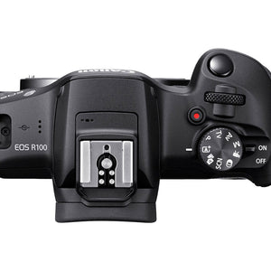 Canon EOS R100 Mirrorless Camera with 18-45mm Lens"
