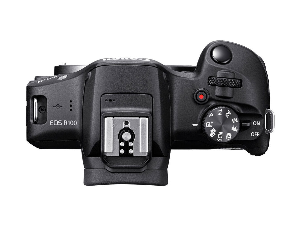 Canon EOS R100 Mirrorless Camera with 18-45mm Lens"