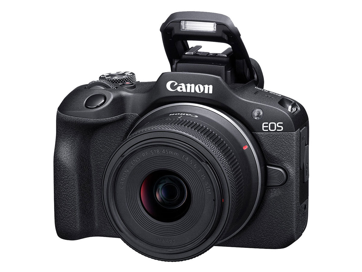 Canon EOS R100 Mirrorless Camera with 18-45mm Lens"