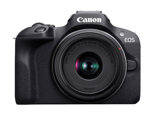 Canon EOS R100 Mirrorless Camera with 18-45mm Lens"