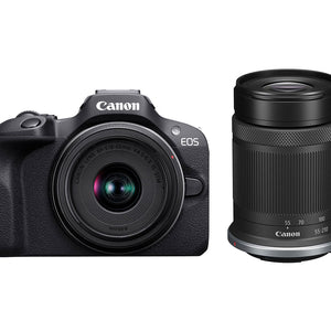 Canon EOS R100 Mirrorless Camera with 18-45mm and 55-210mm Lenses Kit