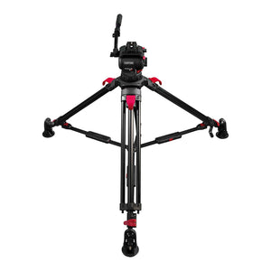 Cartoni Focus 8 Red Lock Mid Level Tripod Kit