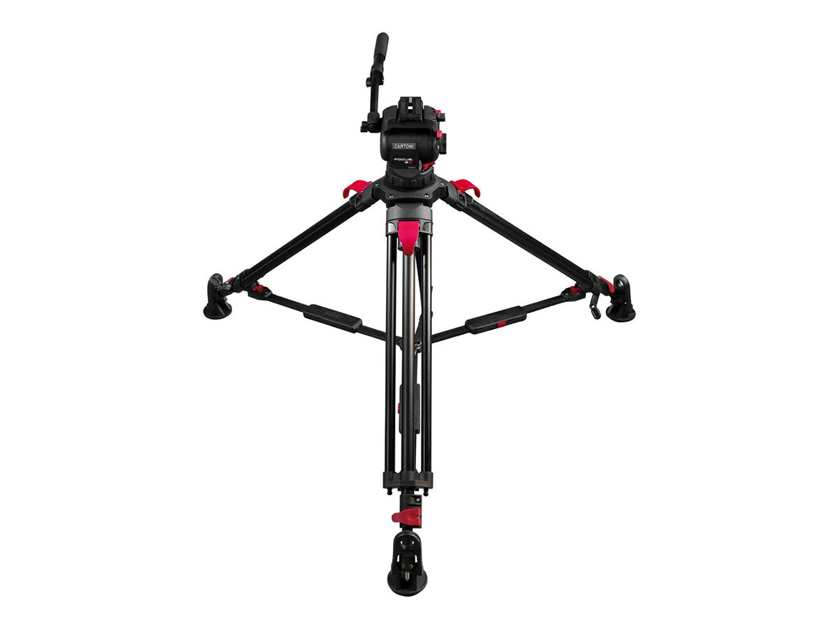 Cartoni Focus 8 Red Lock Mid Level Tripod Kit