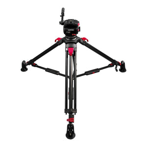 Cartoni Focus 10 Red Lock Mid Level Tripod Kit