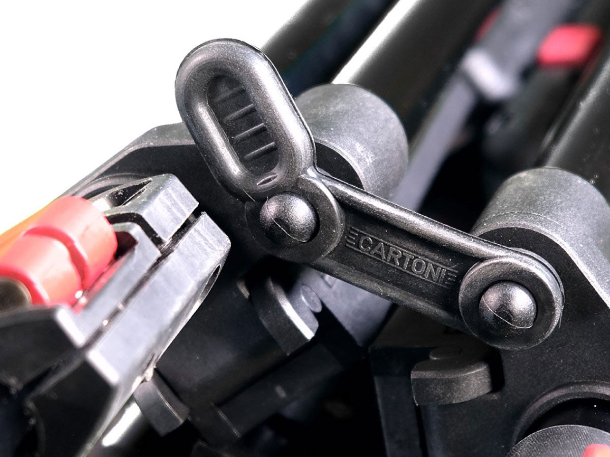 Cartoni Focus 10 Red Lock Mid Level Tripod Kit