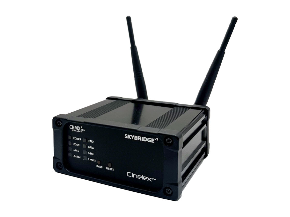 Cinelex SKYBRIDGE V2 - Wi-Fi Art-Net to Wireless DMX Converter