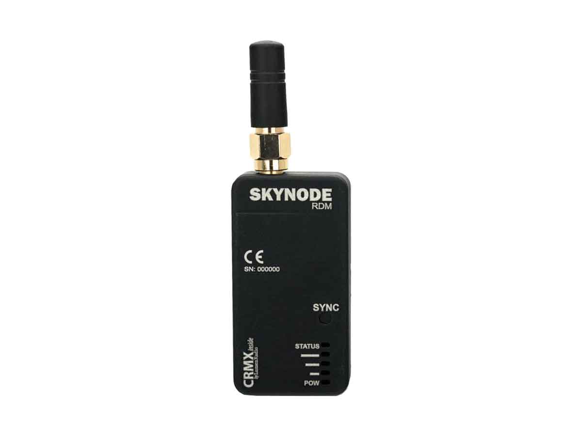 Cinelex SKYNODE-RDM USB-Powered Wireless DMX Receiver with 5-Pin XLR Male Connector