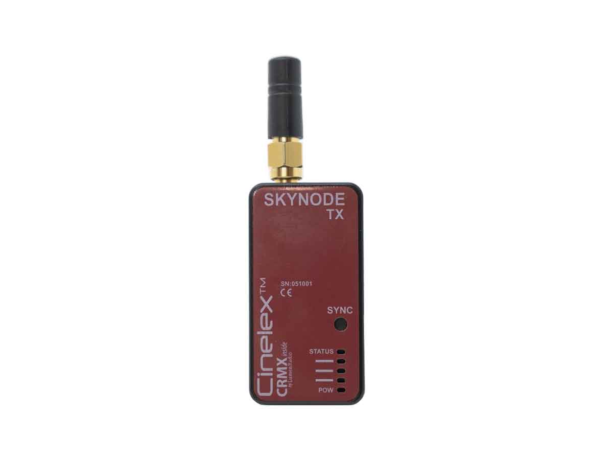 Cinelex Skynode TX USB-Powered Wireless DMX Transmitter with 5-Pin XLR Female Connector