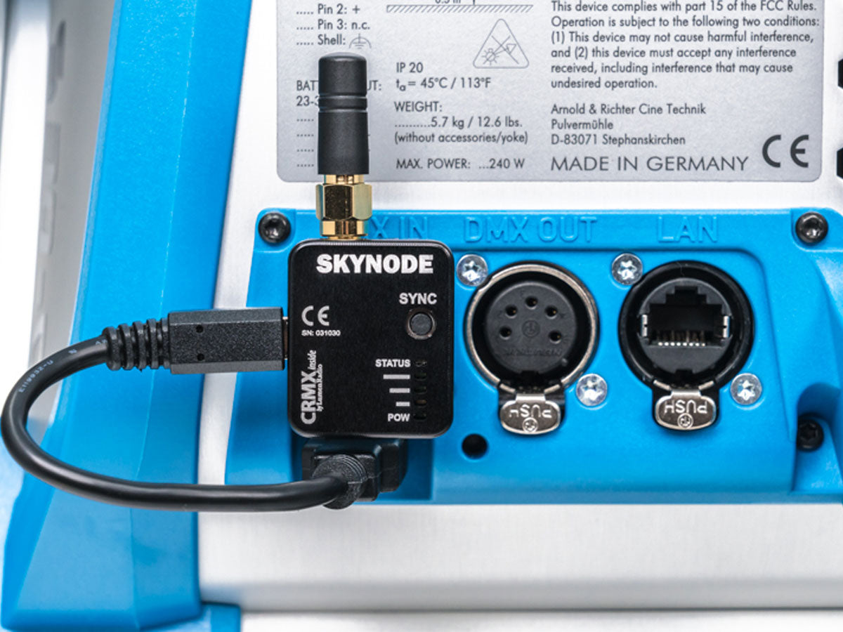 Cinelex SKYNODE² - Plug & Play Wireless DMX Receiver