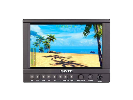 Swit CM-S73H (LUX) 7-inch Full HD High Bright 3G-SDI & 4K-HDMI LCD Monitor Luxury Package