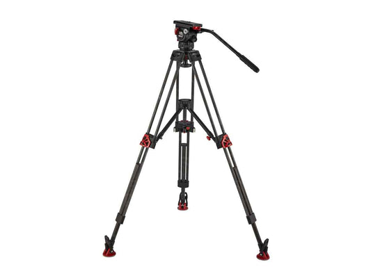 CamGear Carbon Fibre Tripod System with Elite 8 Fluid Head and Mid-Level Spreader
