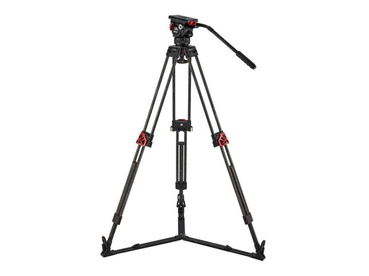 CamGear Carbon Fibre Tripod System with Elite 8 Fluid Head and Ground-Level Spreader