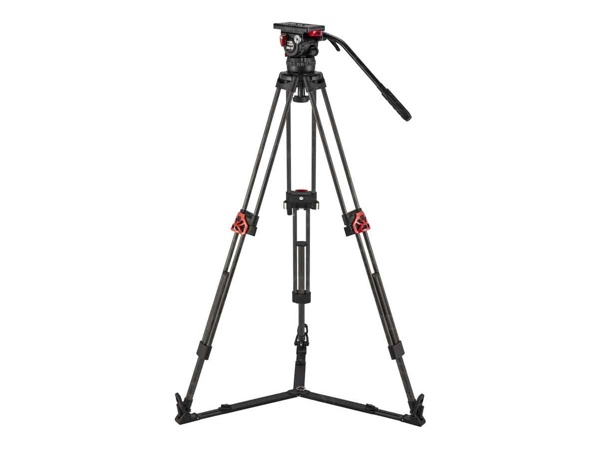 Camgear Carbon Fibre Tripod System with Elite 10 Fluid Head and Ground-Level Spreader