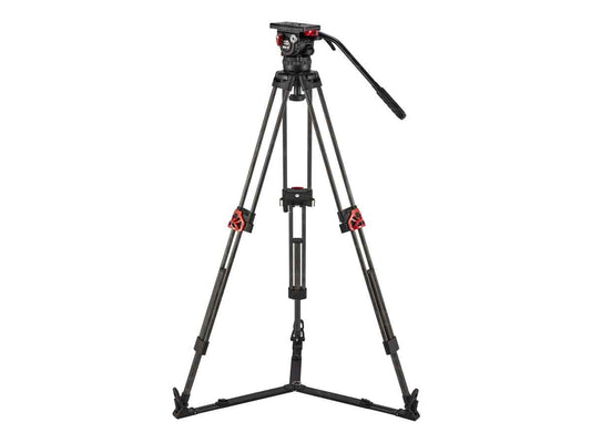 Camgear Carbon Fibre Tripod System with Elite 10 Fluid Head and Ground-Level Spreader