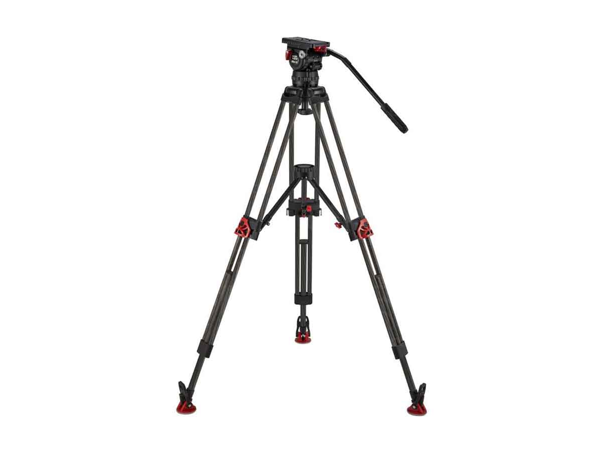 Camgear Carbon Fibre Tripod System with Elite 12 Fluid Head and Mid-Level Spreader